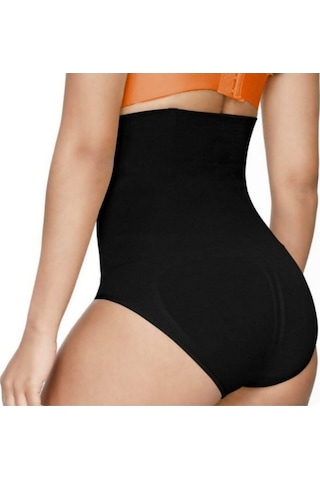 Bonbonetti Chocolate Baby & Kids Ince Görünüm 4lü Etki 1 Adet Külot Korse Toparlayıcı Popo Şekillendirici Göbek Bel Siyah