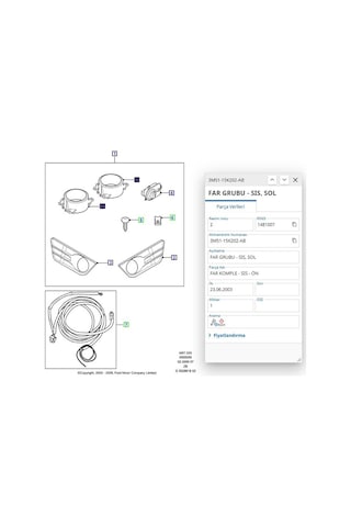 Sis Farı Sol C.max Focus 03 Fse 11-439-004 - 3m51 15k202 Ab