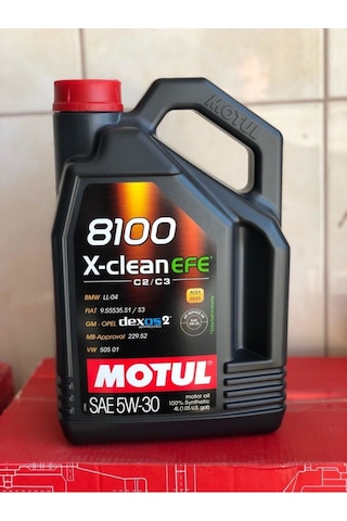 Motul 5w30 8100 X-clean Efe 4 Lt %100 Sentetik M.yağı