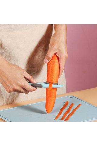 Mavi El Patates Soyucu Kaymaz Kolu Sebze Soyucu Sihirli Aracı Kavun Patates Meyve Kazıyıcı Mutfak Alet Aksesuarları Mavi