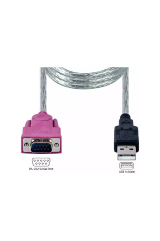 Usb 2.0 To Rs232 Seri Com Port Usb Db9 Pin Erkek Dönüştürücü Kablo 1.30m