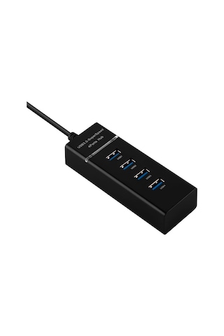 4 Bağlantı Noktası Usb 3.0 Çoklu Araç Yürüyüşü Usb Hub Fişi Ve Usb Fişi, Soket Ve Güç Kaynağı İle Oynatın