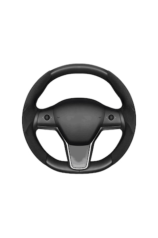 Shineyee Tesla Model 3/y İçin Kaymaz Süet Direksiyon Kılıfı - Erkek/kadın