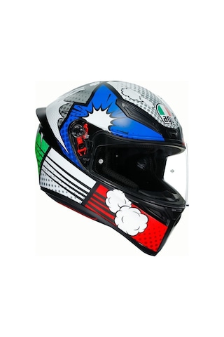 Agv K1 Multi Bang Matt Italy Kask Mavi