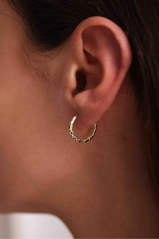 Trend İkonik Serpenti Yılan Halka Küpe