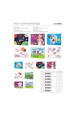 Çınar Karton Kapak Büyük Boy 20 Yaprak Resim Defteri 12'li Paket