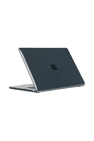 Apple Uyumlu MacBook Air 15" 2024 M3 M2 A3114 A2941 Kılıf Kristal Ön Arka Şeffaf Kapak 001
