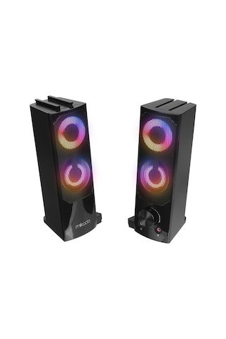 Md-s102 2.0 3wx2ch Rgb Ledli Siyah Usb Soundbar Hoparlör