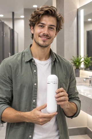 Tıcaro Pb-01 Portatif Taharet Şişesi, Manuel, 380 Ml, Beyaz