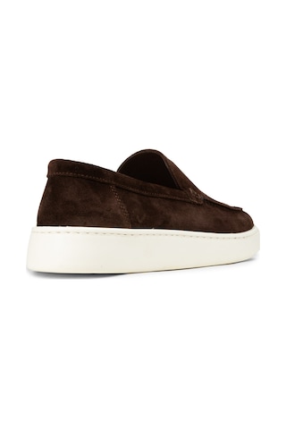 Deery Hakiki Süet Kahverengi Erkek Loafer Ayakkabı - 04405mkhve01