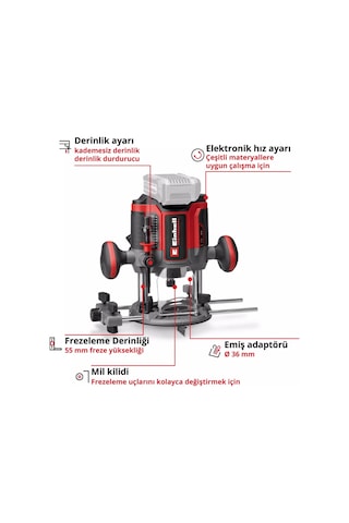 Einhell TP-RO 18/55 Li Bl Solo Dik Freze - 4350425