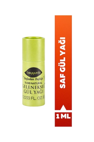 Beyyurdu Saf Gül Yağı Geneleneksel Beyyurdu Rosa Damascena Aromaterapi Yağı 1 ML