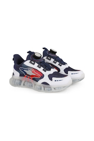 Pepino Erkek Çocuk Spor Ayakkabı Çevirmeli Döner Kilit Mekanizmalı Space Ufo Desenli Işıklı Kapsül Taban Sneaker 2237 Laci-byz-krmz