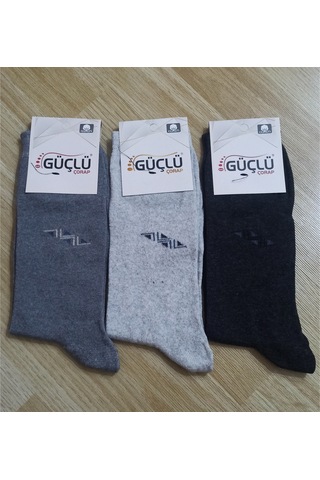 Güçlü Erkek Çorap 12 Adet Beyaz