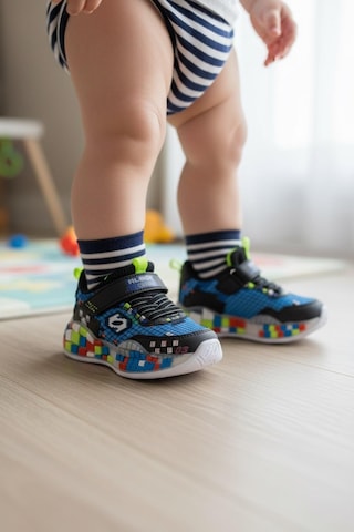 Tuğba Ortopedi 03 Erkek Bebek Işıklı Rahat Sneaker Mavi