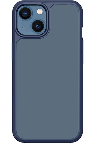 Apple Uyumlu iPhone 13 Kılıf Airbagli Tpu Kenar Mat Arka Yüzey Recci Jazz Serisi Kapak Mavi