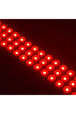 20 Adet 5 Watt Kırmızı Işık Ip65 Modül Led, 10 Adet Magnetli, Çok Kaliteli Kırmızı Işık Modül Led Kırmızı