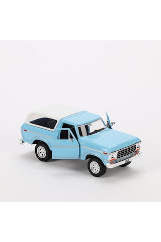Motormax 1:24 1978 Ford Bronco Diecast Model Araba Mavi
