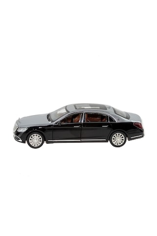 1:24 Ölçek Die-cast Model Metal Araba Süper Sedan Gri Işıklı