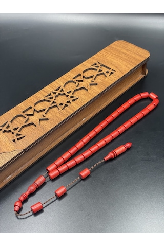 El Yapımı Gürgen Tespih 9x6 Mm
