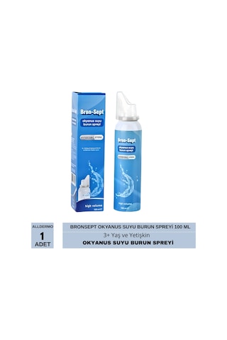 Alldermo Bronsept 3+ Yaş Okyanus Suyu Burun Spreyi 100 Ml 1 Adet