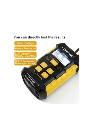 Charge Konnweı KW510 12V 5A Tam Araba Pil Test Cihazı