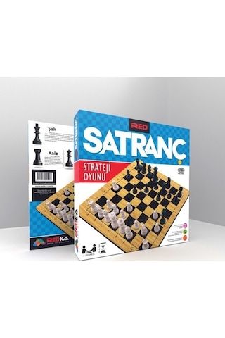 Satranç Redka Ahşap Satranç Akıl Oyunları Lisanslı Ürün