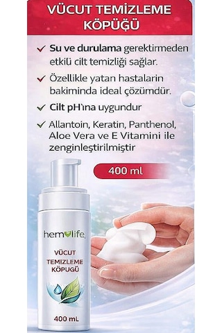 Hemolife Vücut Temizleme Köpüğü