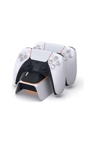 Dobe Ps5 Dualsense Ledli Şık Şarj Istasyonu Çift Kol