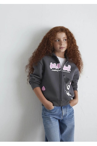 Mavi Loose Fit Gri Kız Çocuk Sweatshirt M7s10167-85309 Gri