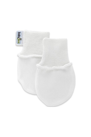 Erturkstore Yenidoğan Bebek Eldiveni 398 Beyaz Çok Renkli