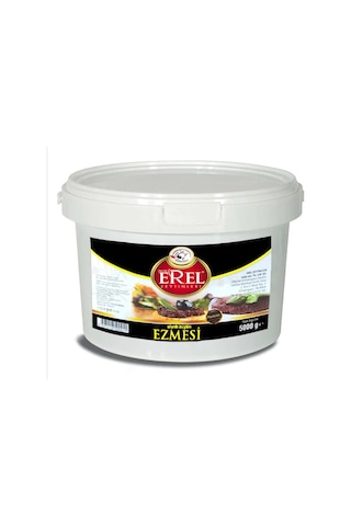 Erel Zeytinleri Siyah Zeytin Ezmesi Kova 5 KG