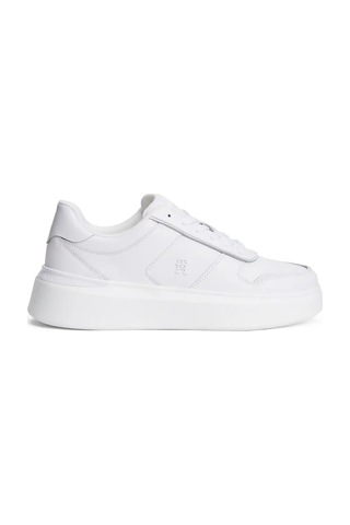 Tommy Hilfiger Patent Platform Sneaker Beyaz Kadın Günlük Spor Ayakkabı
