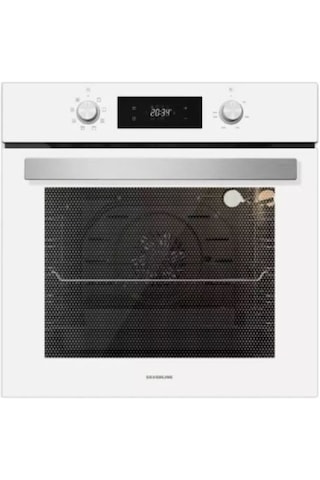 Silverline BO6504W01 - CS5335W01 - 3457 Soho 60 Beyaz Cam Ankastre Set