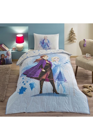 Taç Lisanslı Disney Frozen Sisters Tek Kişilik Pamuk Complete Set 000000001000049928 Çok Renkli