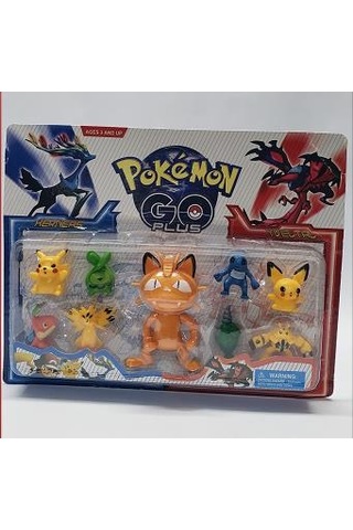 Pokemon Go Pikachu ve Arkadaşları 9 Lu Set supriz