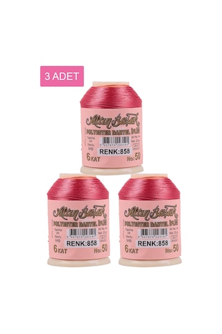 3 Adet Altınbaşak Oya Ve Dantel İpi 20 Gr - Royaleks - No: 858