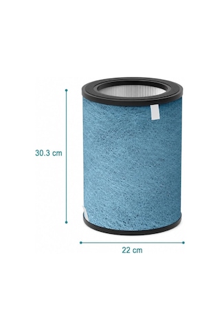 Lexroo Shark Neverchange5 Max Clean Sense Iq Hava Temizleyici Uyumlu Hepa Filtre - Hp300 Serisi