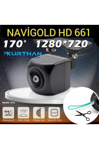 Didadodo 170 Açılı Balık Gözü Lens 12 Volt, Ön-arka Kullanıma Uyumlu