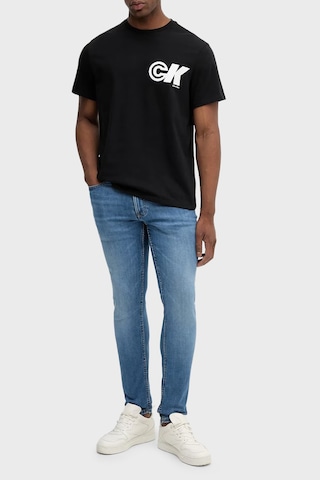 Calvin Klein Erkek T Shirt Lv04rc835g Ub1 Siyah SIYAH