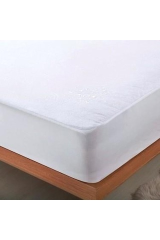 Royam Mevsim Pamuklu 120 X 200 Sıvı Geçirmez Yatak Koruyucu Fitted Alez Beyaz