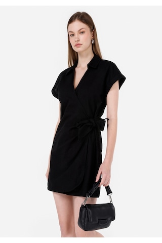 Colins Regular Fit Kadın Siyah Elbise Cl1068273 Q1.v1 Blk Siyah