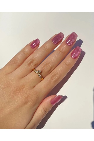 Rosé Shine Jel Tırnak 16 Adet, 1 Kullanım