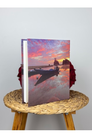 Rabsev Fotoğraf Albümü 10x15cm 200 Fotoğraf Kapasiteli Renkli Sandal Desenli Anı Albümü