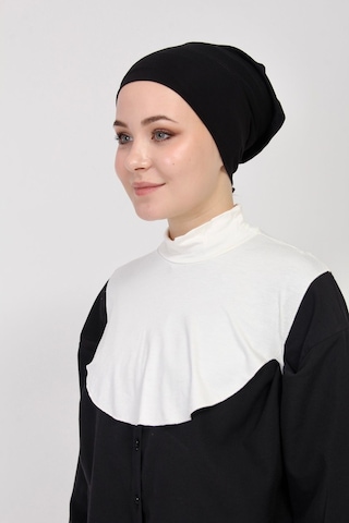 Düz Balıkçı Yakalı Kurtarıcı Boyunluk Ekru