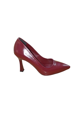 New Angel 820 Kadın Kadeh Ökçeli Stiletto Bordo Bordo
