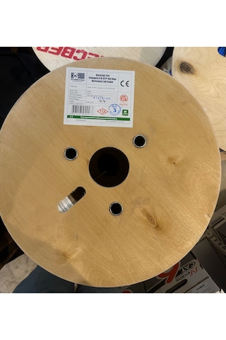 Hcs Cat 6 Halogen Free U/utp Lsoh 500 M. Makara 23 Awg Beyaz