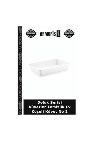 Delux Serisi Küvetler Temizlik Ev Köşeli Küvet No 2