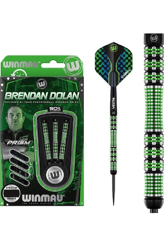 Winmau Brendan Dolan %90 Tungsten Çelik Uçlu Dart Oku