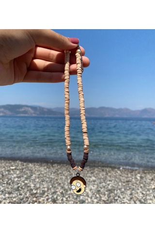 Paytak Moda Rick Renkli Fimo Boncuk Kolye Pytkfmb0nck380 Kahverengi